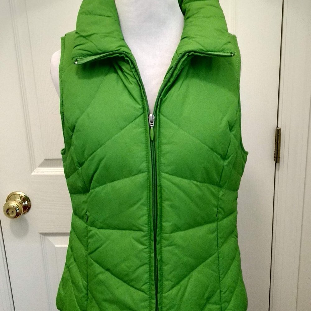 Women's Kenneth Cole Apple Green Down Puffer Vest
